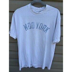 Pop Smoke Woo York Bravest Studios New York Yankees T-Shirt Size Medium